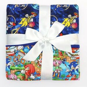 NWT Sonic the Hedgehog Double Quilted Bamboo Blanket 60 by 80